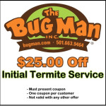 $25 Off Initial Termite Service